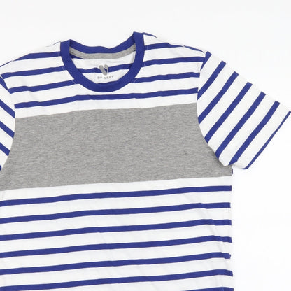 Womens UK Size XS By Very Blue Basic T-Shirt