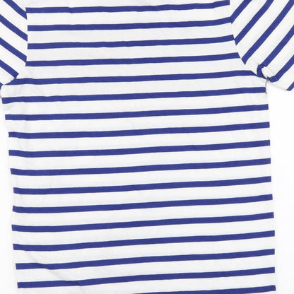 Womens UK Size XS By Very Blue Basic T-Shirt