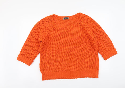 Womens UK Size L Originals Orange Pullover Jumper