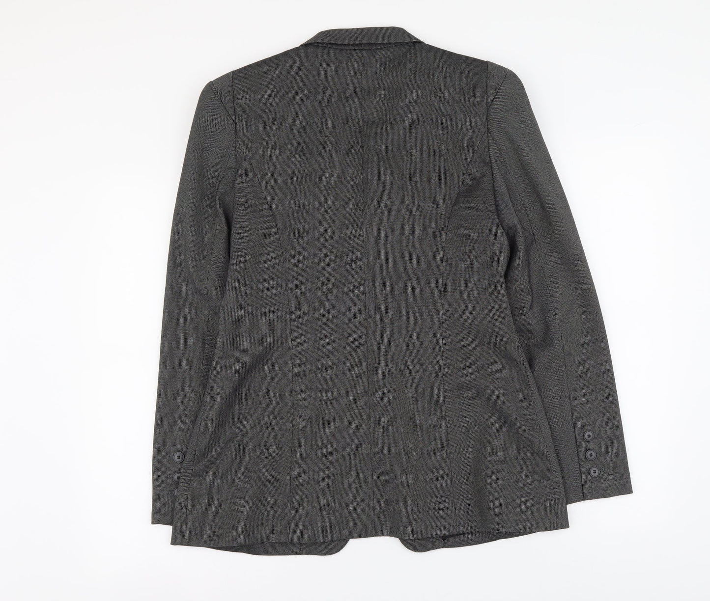 Womens UK Size 12 Preworn Regular Grey Suit Jacket
