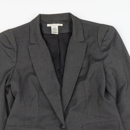 Womens UK Size 12 Preworn Regular Grey Suit Jacket