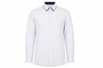 Mens UK Size 16 Taylor & Wright White  Button-Up Long Sleeve Casual Shirt