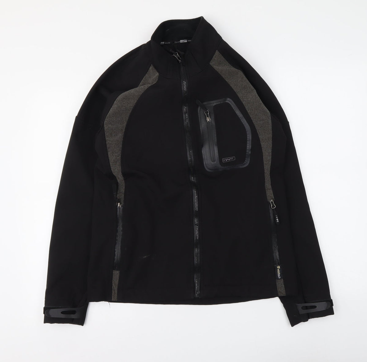 HART Womens Black Jacket Coat Size S Zip