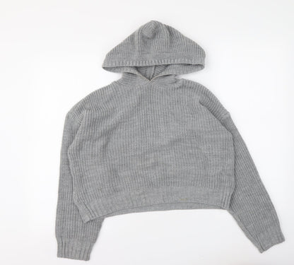 Womens UK Size S Selected Grey Pullover Jumper