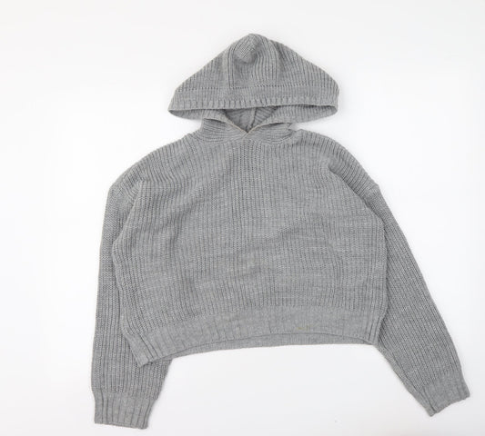 Womens UK Size S Selected Grey Pullover Jumper