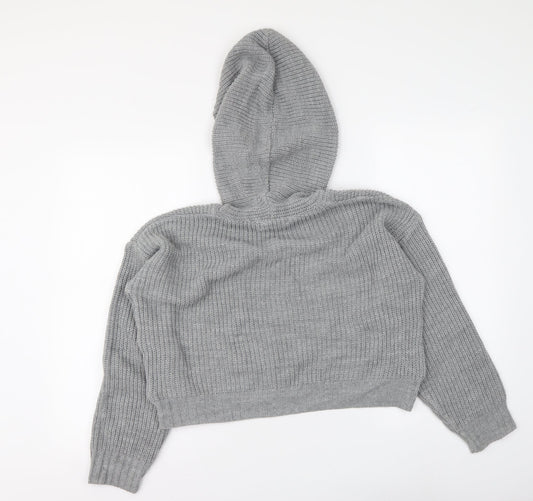 Womens UK Size S Selected Grey Pullover Jumper