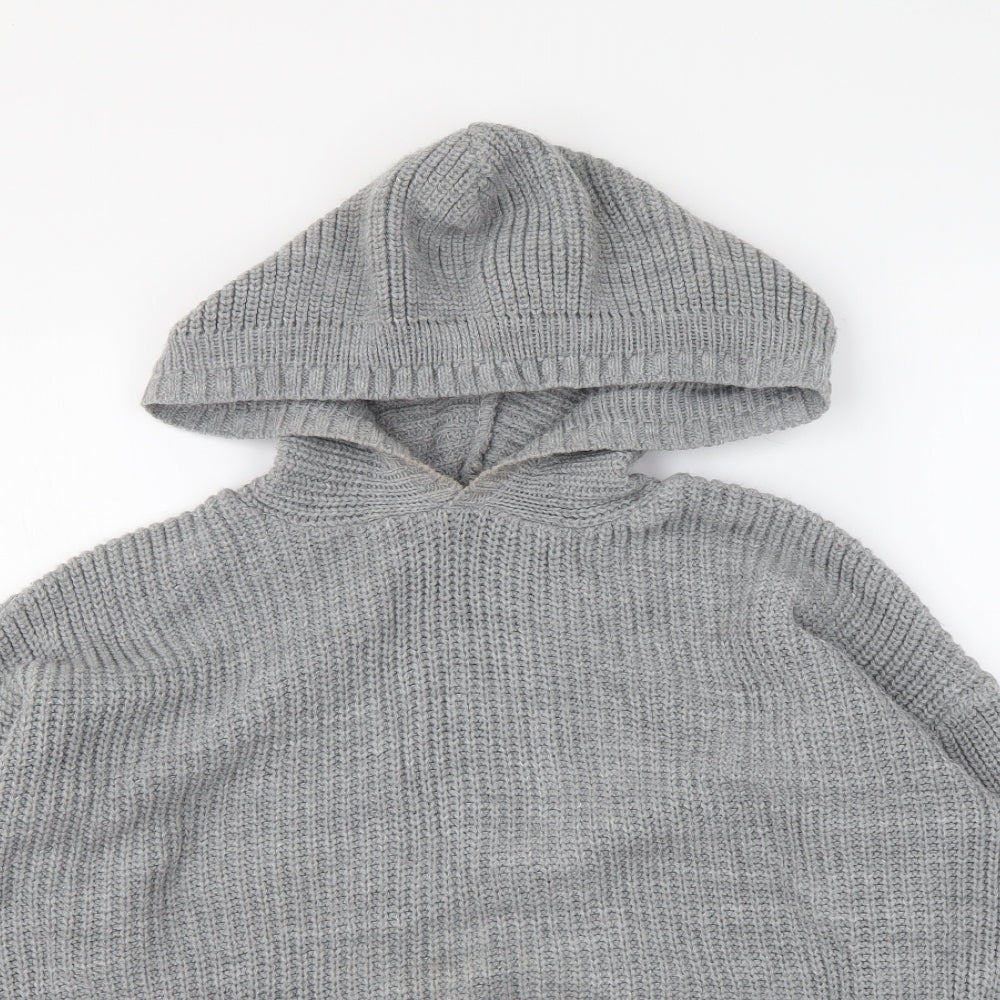 Womens UK Size S Selected Grey Pullover Jumper