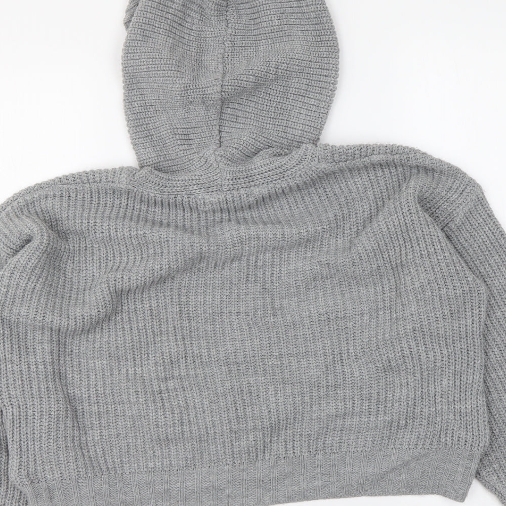 Womens UK Size S Selected Grey Pullover Jumper