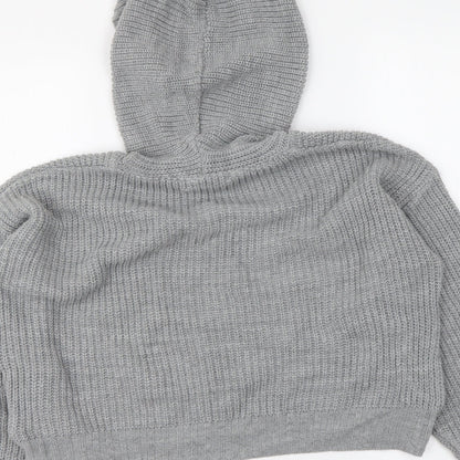Womens UK Size S Selected Grey Pullover Jumper