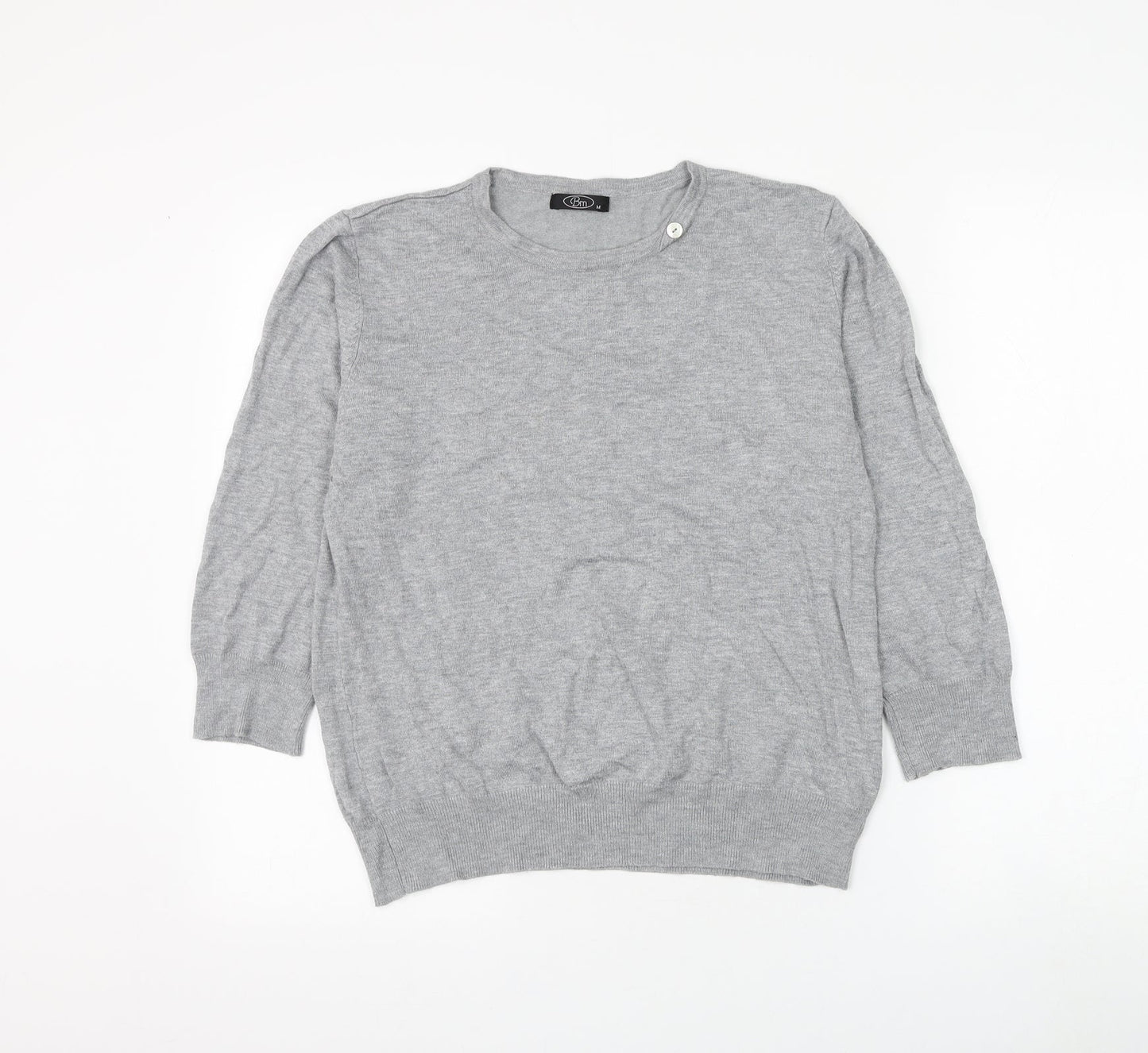 Womens UK Size M Bonmarché Grey Pullover Jumper