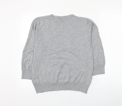 Womens UK Size M Bonmarché Grey Pullover Jumper