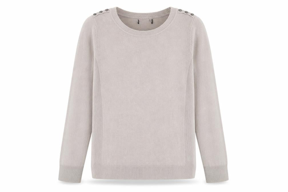 Womens UK Size M Preworn Beige Pullover Jumper