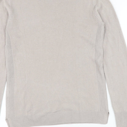 Womens UK Size M Preworn Beige Pullover Jumper