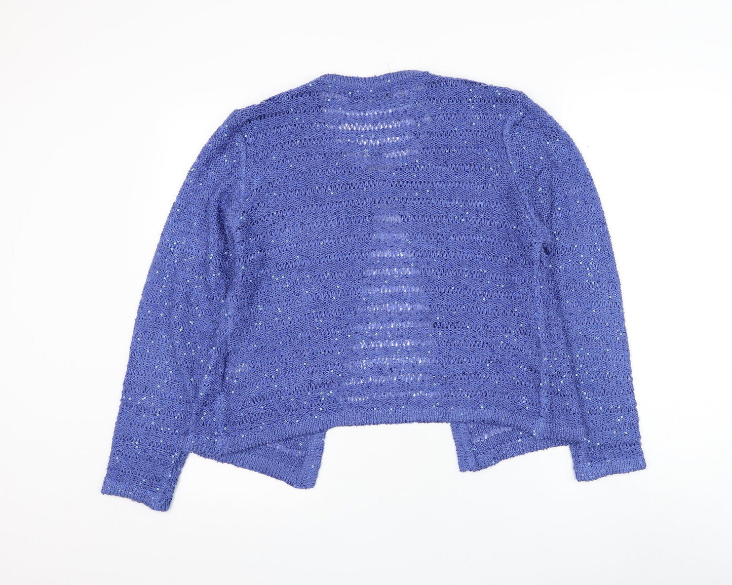 Womens UK Size M Alexara Blue Cardigan Jumper
