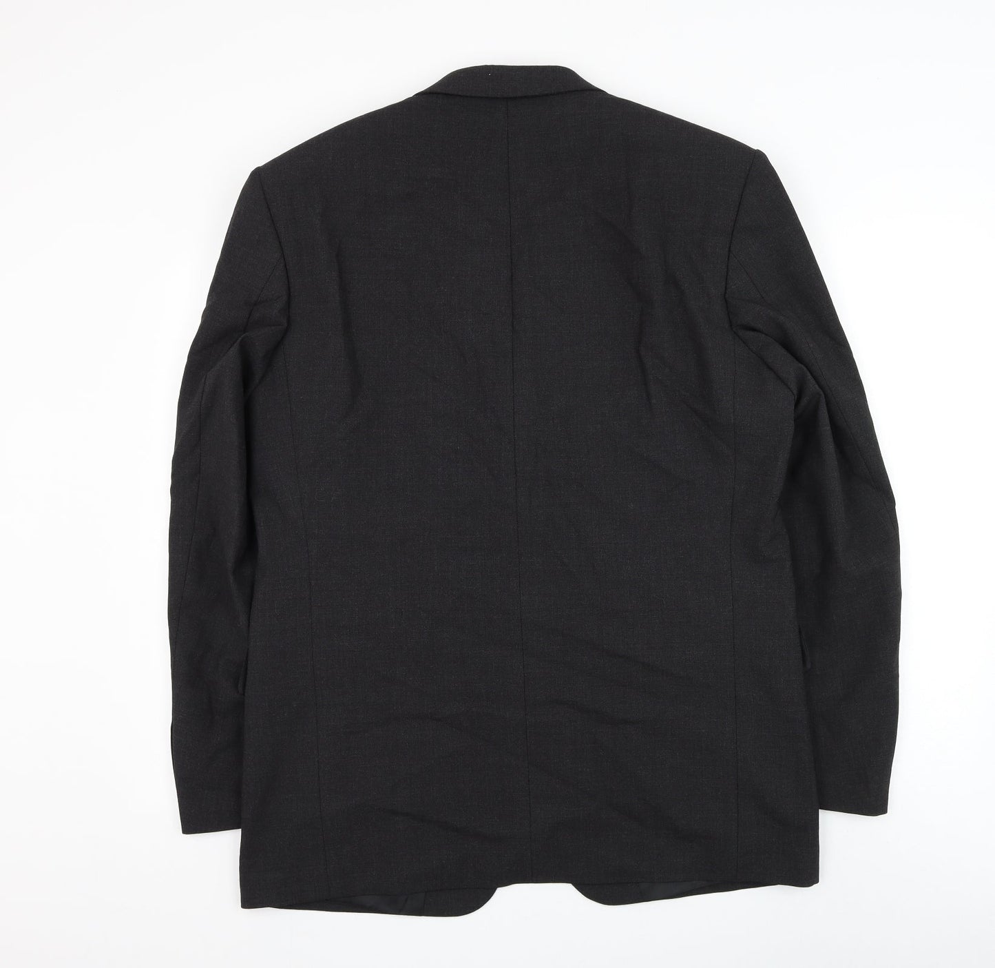 Armando Mens Grey Wool Jacket Suit Jacket Size 40