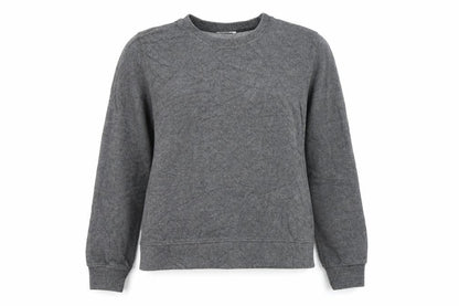 Mango Womens Grey Polyester Pullover Sweatshirt Size S Pullover