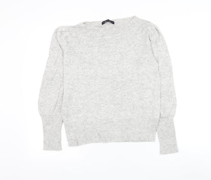 Womens UK Size 10 Marks and Spencer Grey Pullover Jumper