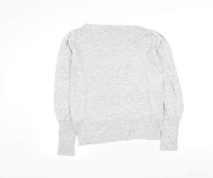 Womens UK Size 10 Marks and Spencer Grey Pullover Jumper