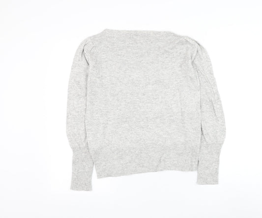Womens UK Size 10 Marks and Spencer Grey Pullover Jumper