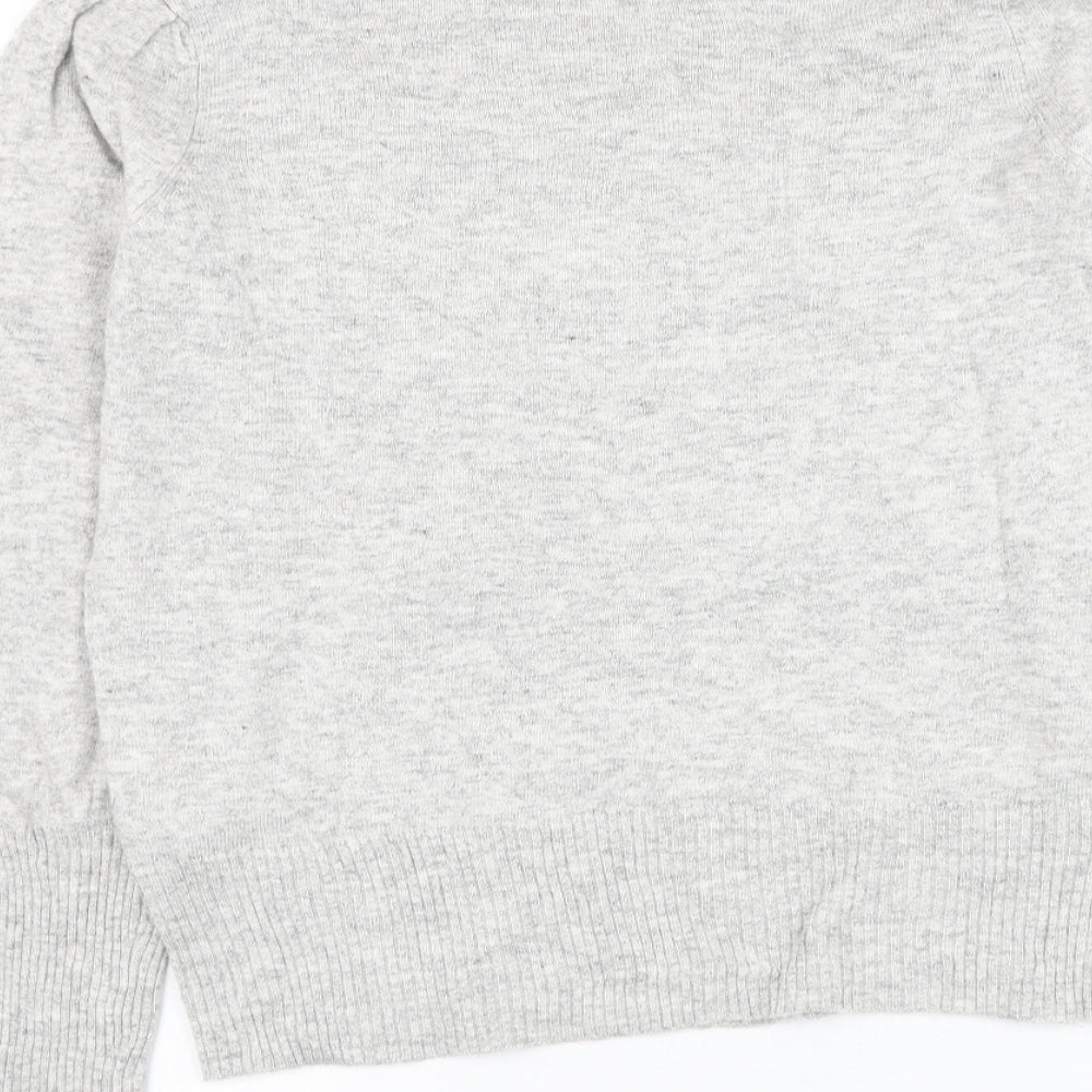 Womens UK Size 10 Marks and Spencer Grey Pullover Jumper