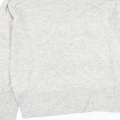 Womens UK Size 10 Marks and Spencer Grey Pullover Jumper