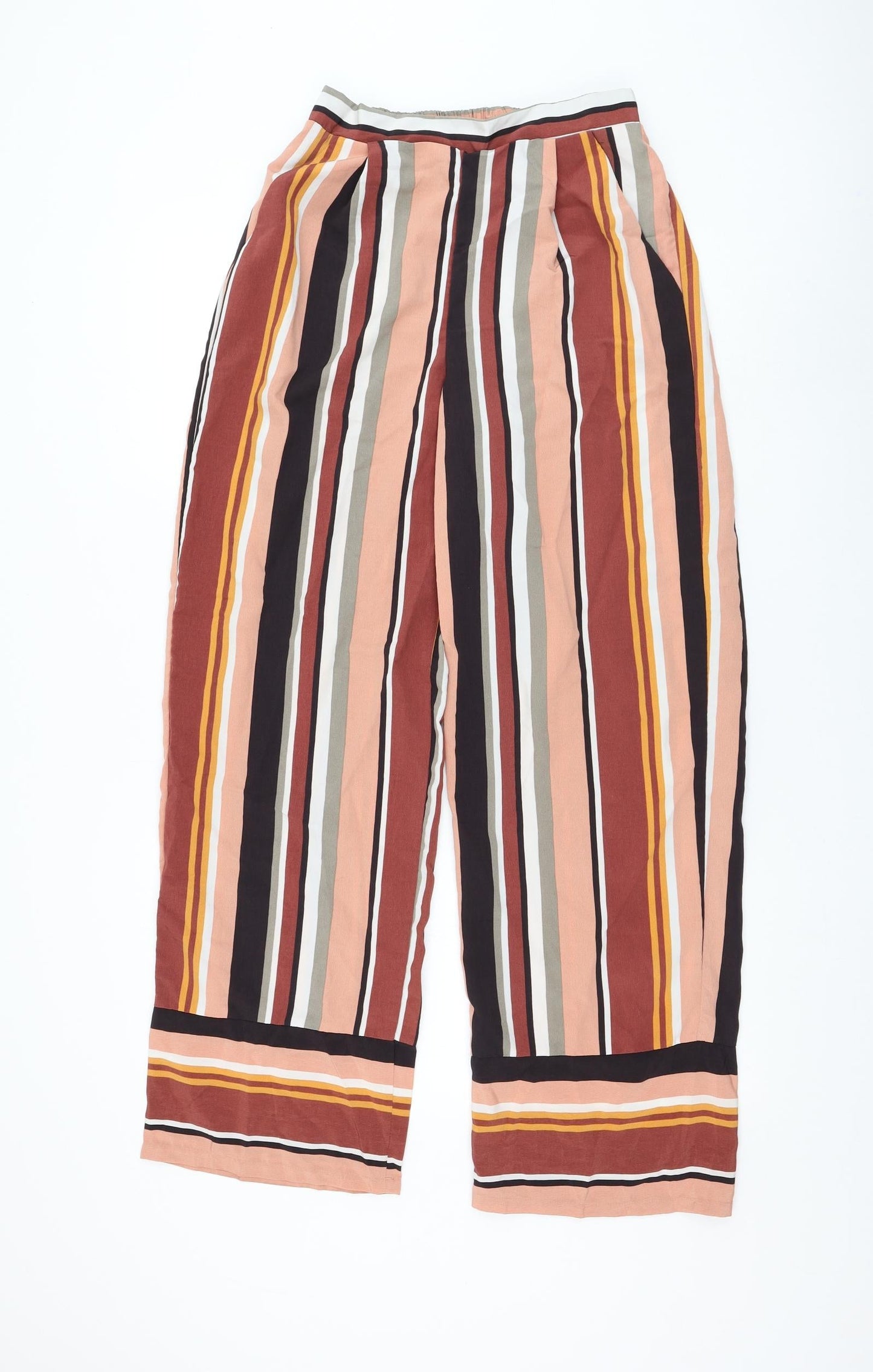 Womens UK Size 10 Primark Regular Fit  Multicoloured Trousers