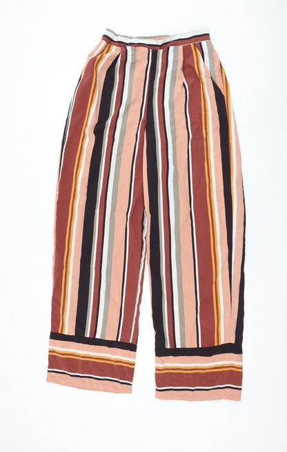 Womens UK Size 10 Primark Regular Fit  Multicoloured Trousers