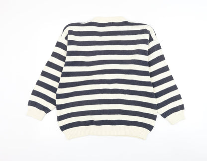 Womens UK Size S Para White Pullover Jumper