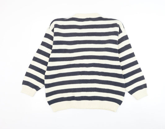 Womens UK Size S Para White Pullover Jumper