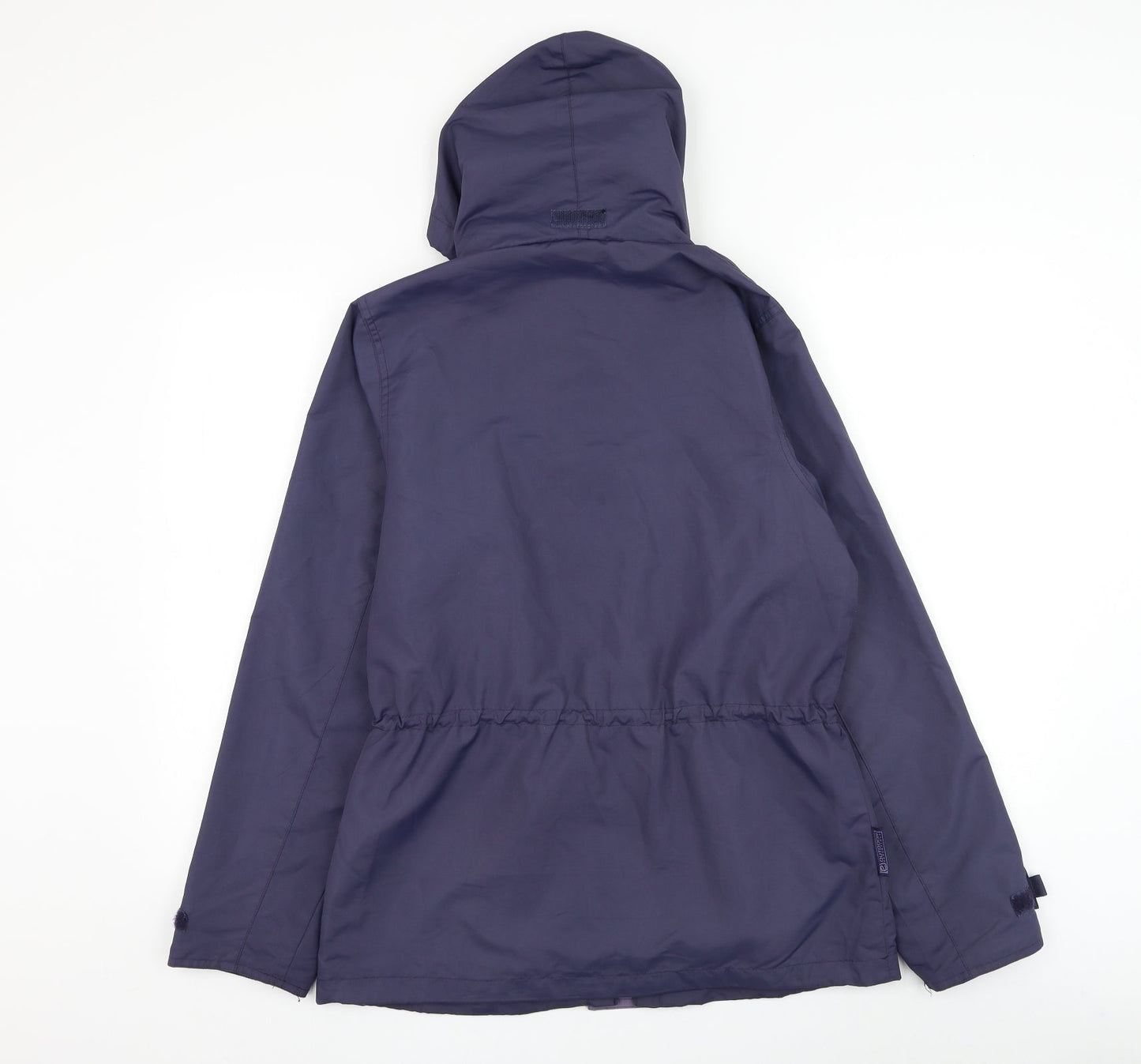 Womens UK Size 8 Outdoor Essentials Blue Rain Coat