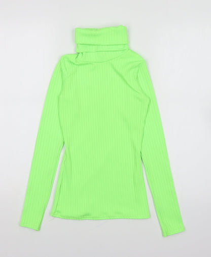 Womens UK Size 6 PRETTYLITTLETHING Green Pullover Jumper