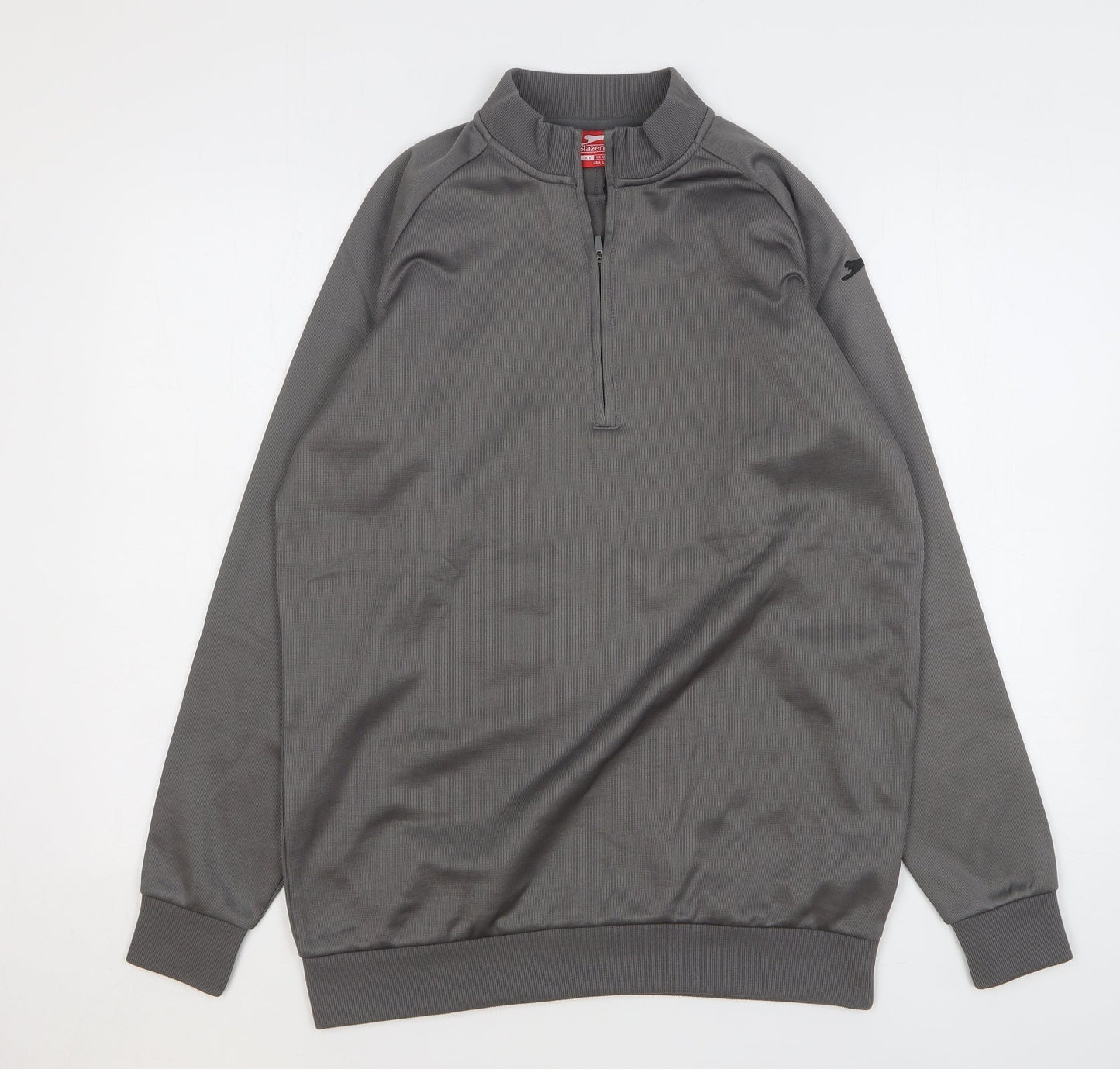Mens UK Size M Slazenger Grey Pullover Sweatshirt