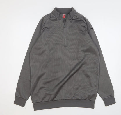 Mens UK Size M Slazenger Grey Pullover Sweatshirt