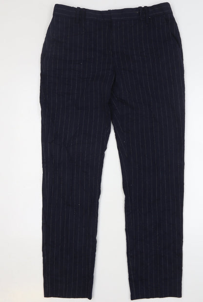 Womens UK Size 14 Marks and Spencer Regular Fit  Blue Trousers