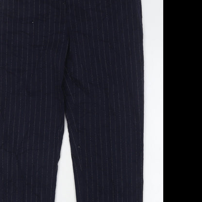 Womens UK Size 14 Marks and Spencer Regular Fit  Blue Trousers
