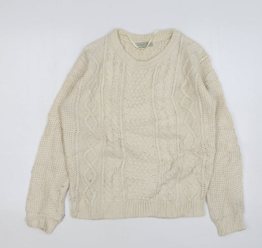 Womens UK Size 6 Atmosphere Beige Pullover Jumper