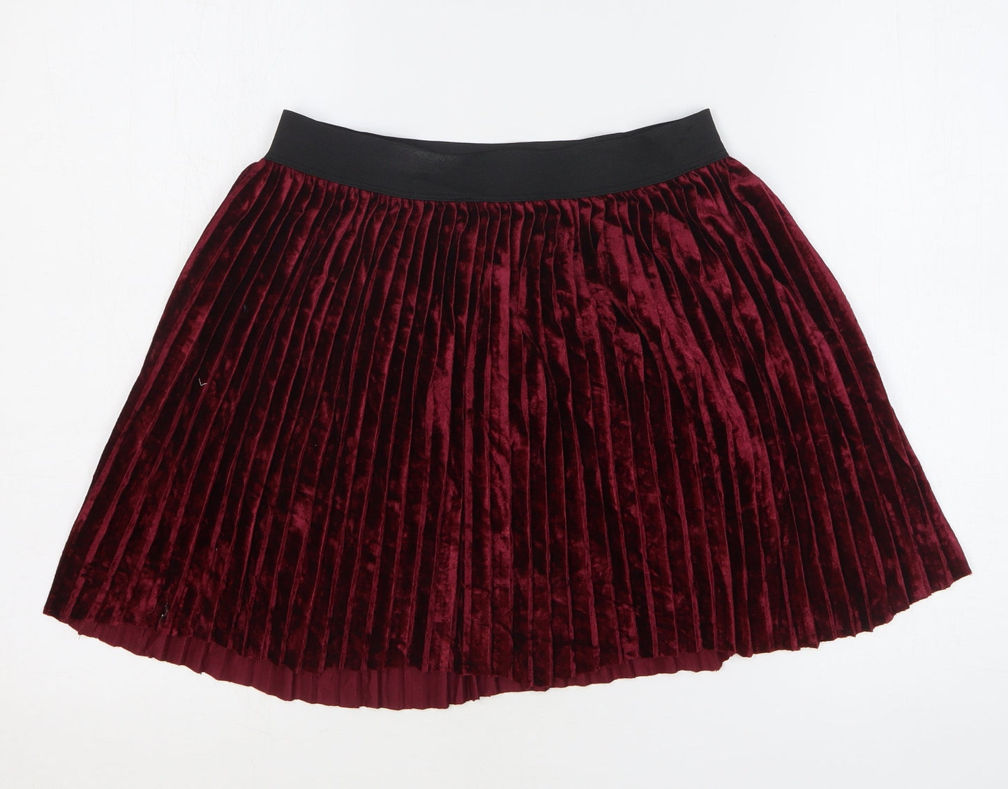 Womens UK Size S Zara A-Line Velour Skirt