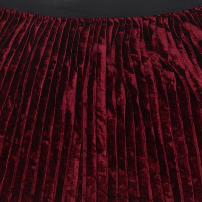 Womens UK Size S Zara A-Line Velour Skirt