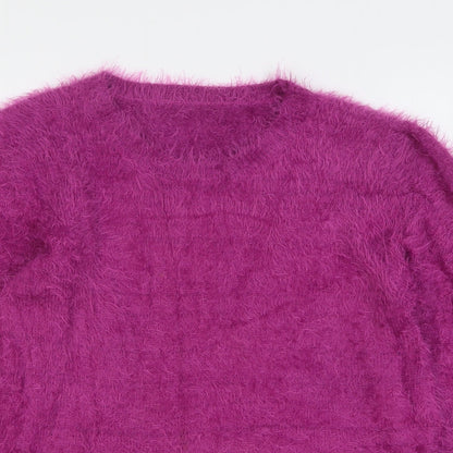 Womens UK Size 12 Lakeland Purple Pullover Jumper