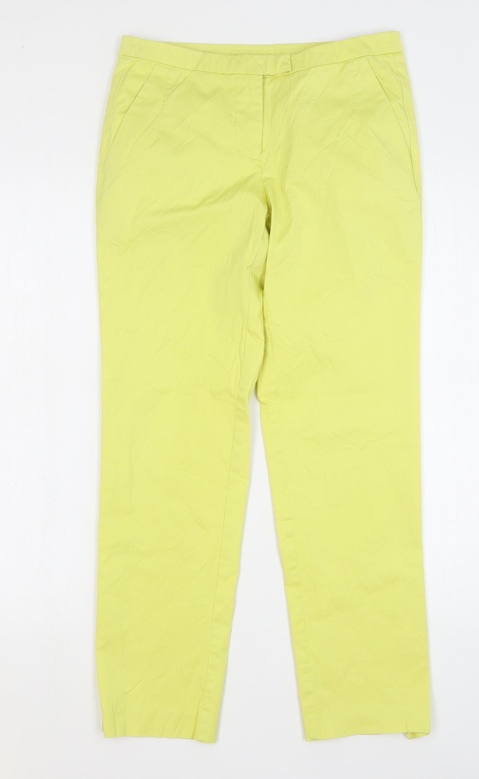 Womens UK Size 30 in Stile Benetton Regular Fit  Yellow Trousers