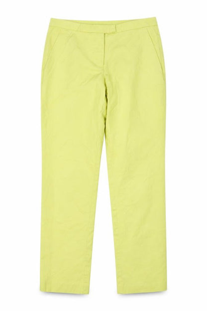 Womens UK Size 30 in Stile Benetton Regular Fit  Yellow Trousers