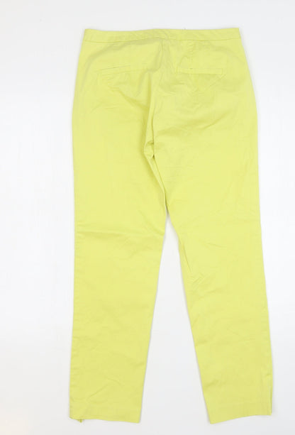 Womens UK Size 30 in Stile Benetton Regular Fit  Yellow Trousers