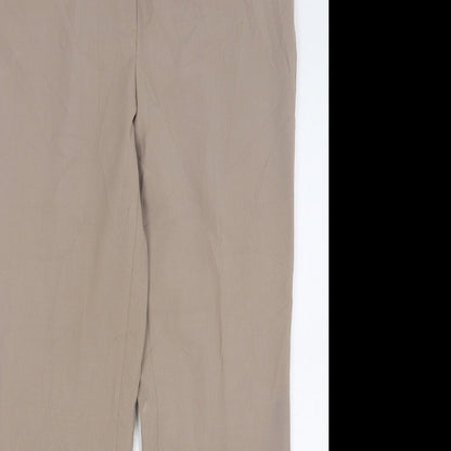 Womens UK Size 34 GARDEUR Regular Fit  Beige Trousers