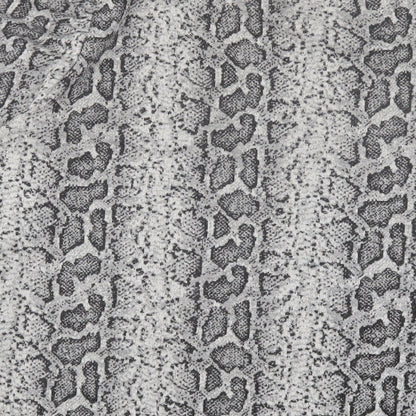 F&F Womens Grey Animal Print Polyester Basic T-Shirt Size 10 Crew Neck - Snake Print