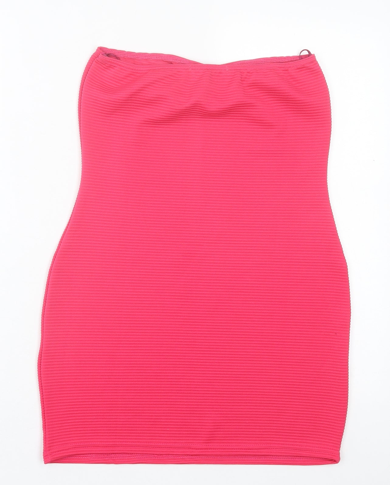 Preworn Womens Pink Polyester Bodycon Size S Sweetheart Pullover