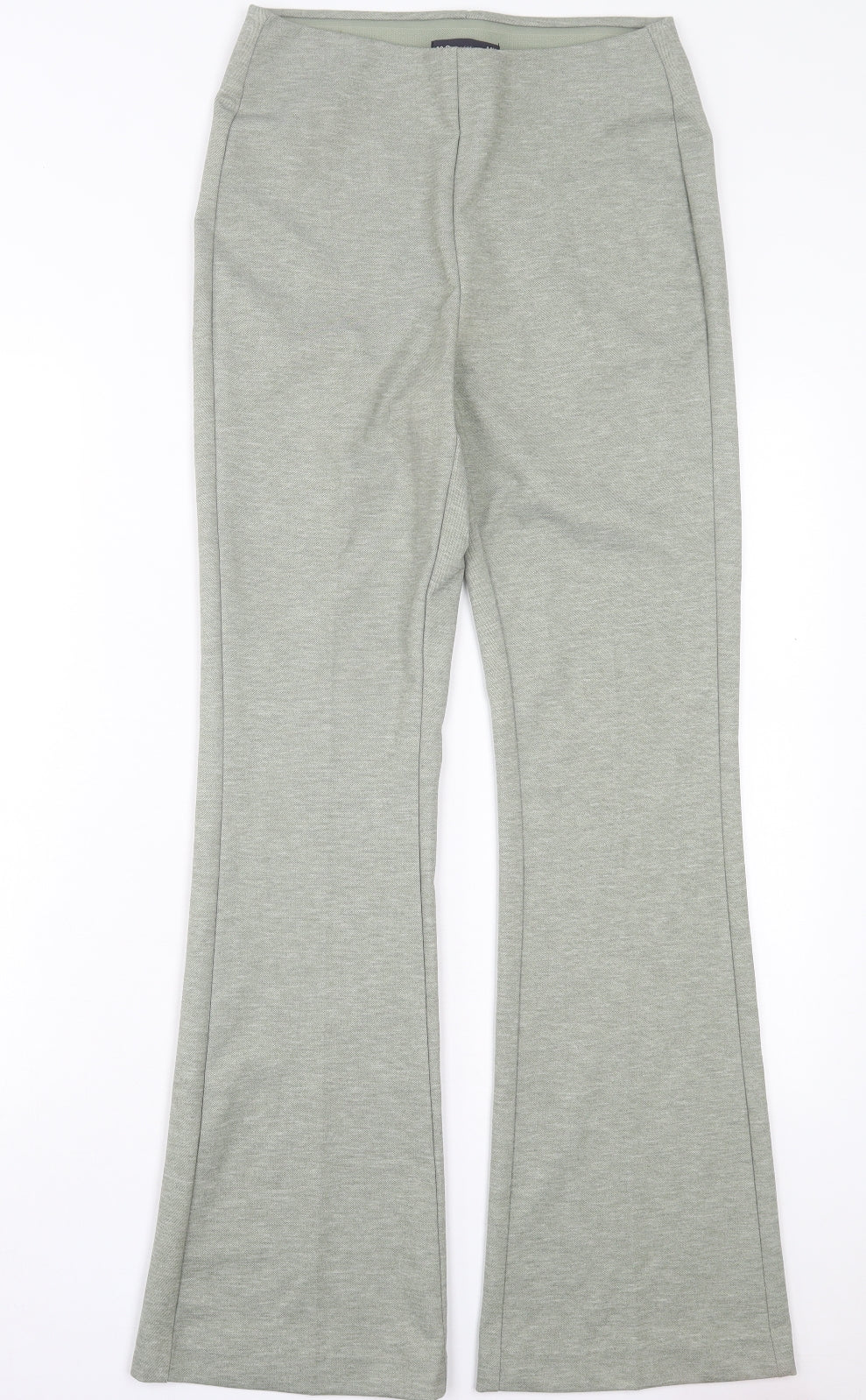 Womens UK Size 8 Marks and Spencer Regular Fit Dress Pants Green Trousers