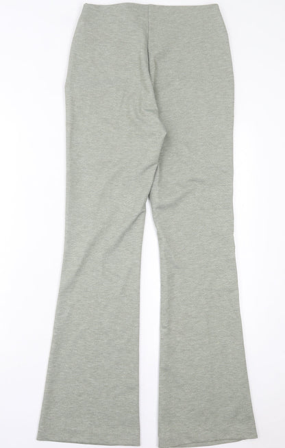 Womens UK Size 8 Marks and Spencer Regular Fit Dress Pants Green Trousers