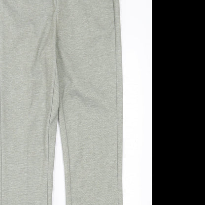 Womens UK Size 8 Marks and Spencer Regular Fit Dress Pants Green Trousers