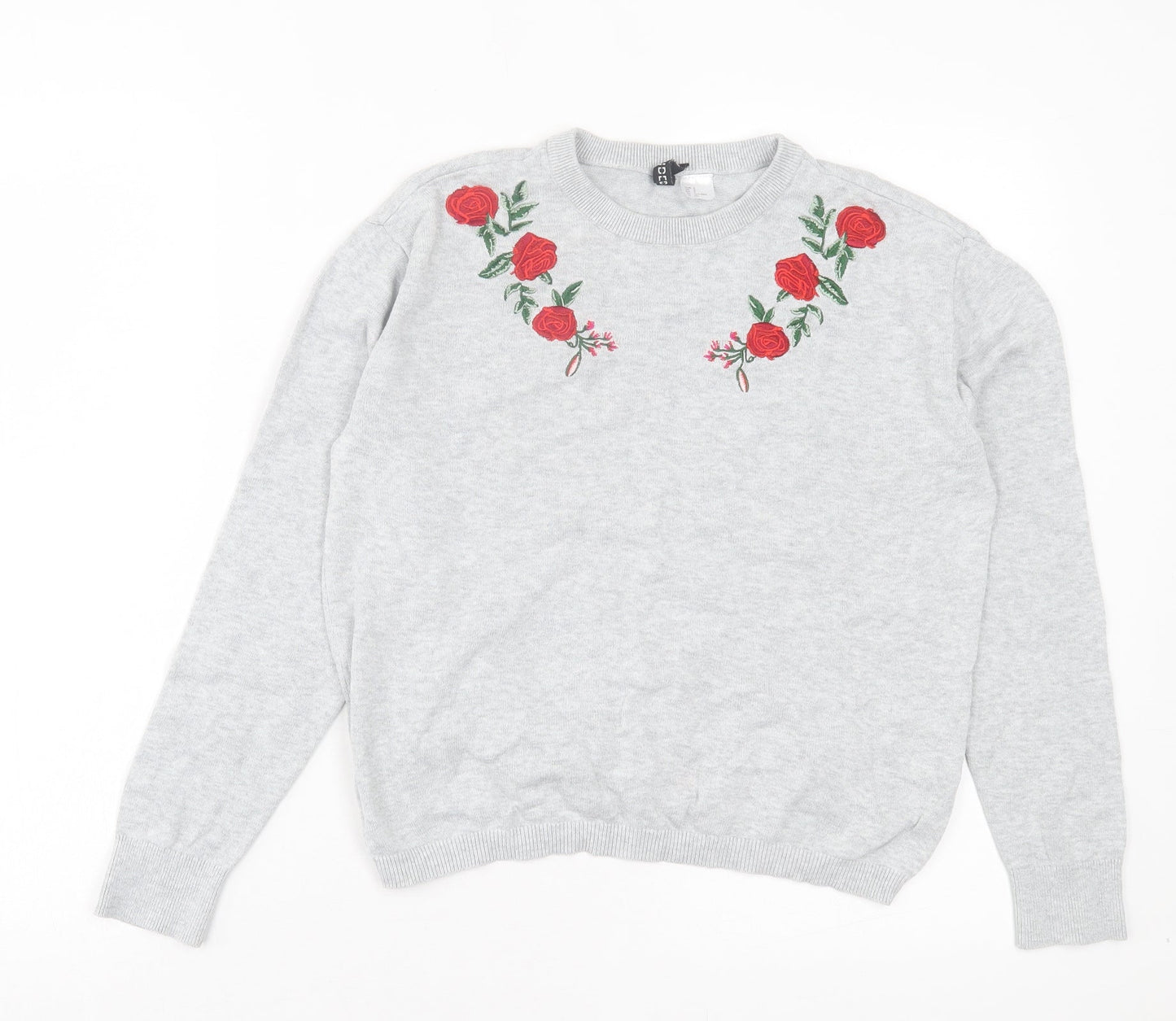Womens UK Size S H&M Grey Pullover Jumper