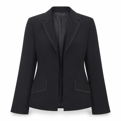 Next Womens Black Jacket Blazer Size 12 Hook & Eye